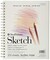 25-508 STR-025-508 100 Sheet Sketch Pad, 8.875 by 11", 8.5"x11", White